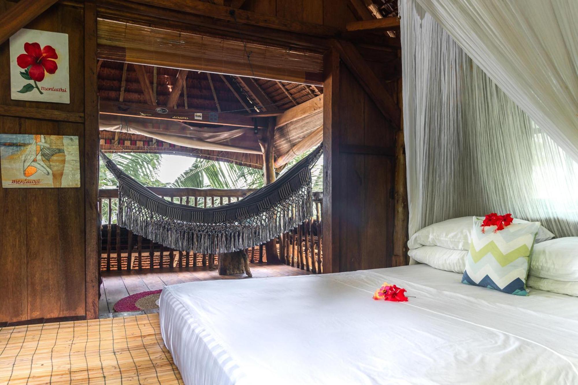 فندق Mentawai Surf Camp Muarasiberut المظهر الخارجي الصورة